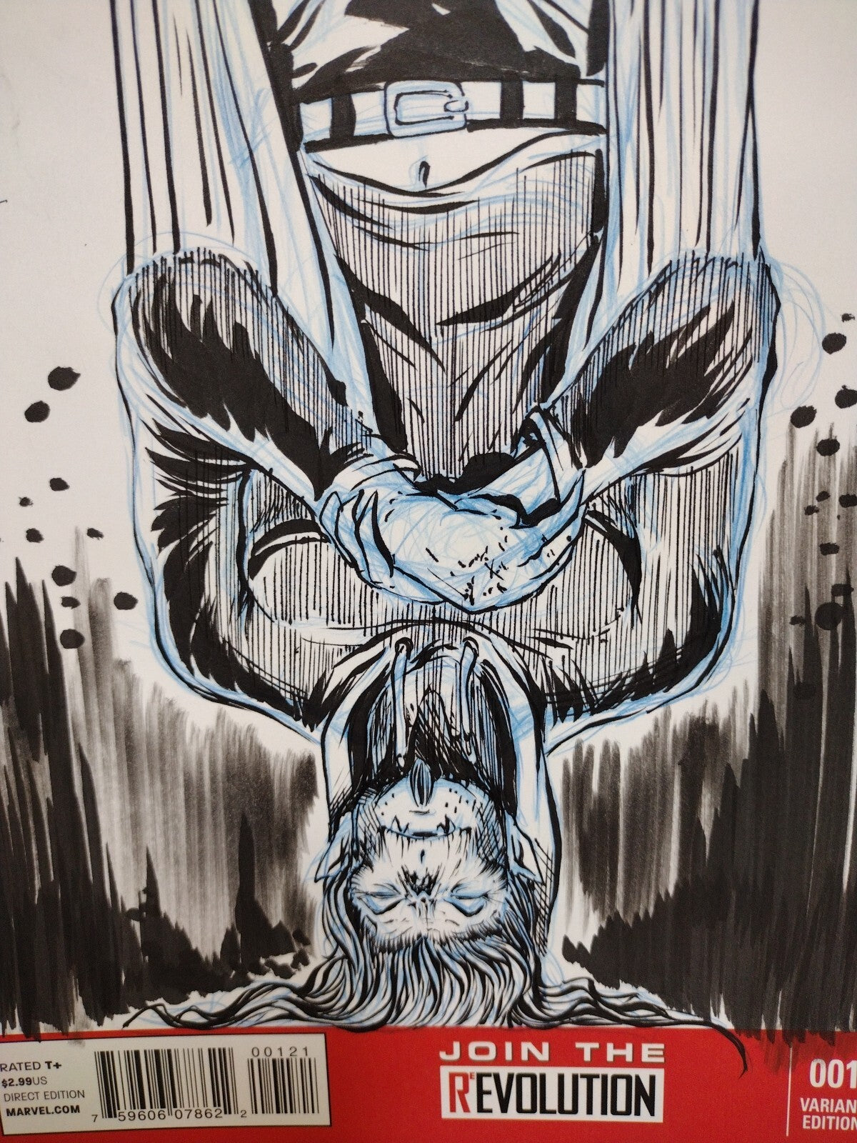 Morbius The Living Vampire #1 (2013) Marvel Comic Sketch Variant w Orignal Art