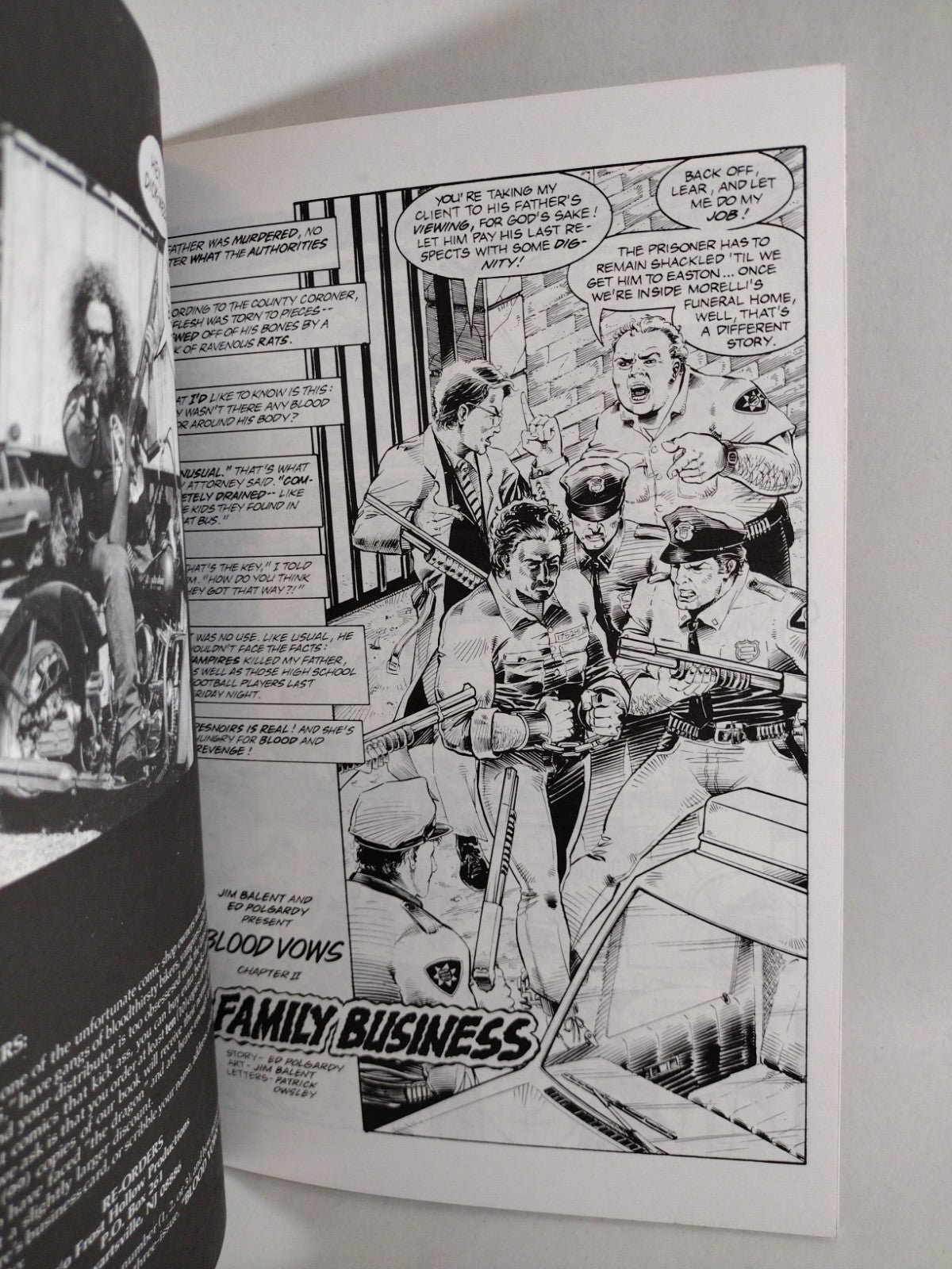 From the Darkness Book II Blood Vows (1992) 1 2 3 Complete Series CFD Jim Balent