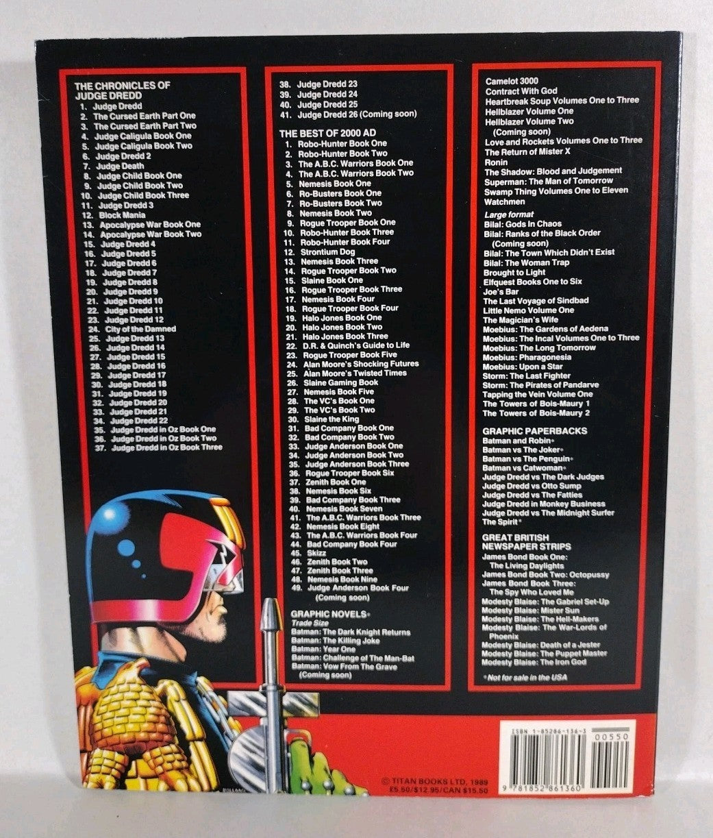 Nemesis The Warlock Book 9 (1989) Titan TPB Reps 2000ad VG