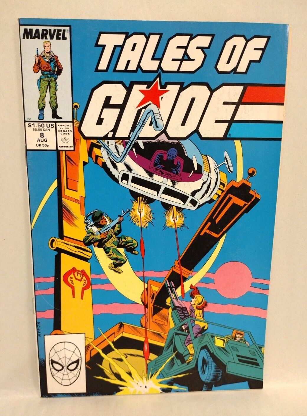 Tales Of The GI Joe (1988) Marvel Comic Lot Set #7 8 9 10 Scarlett Cobra