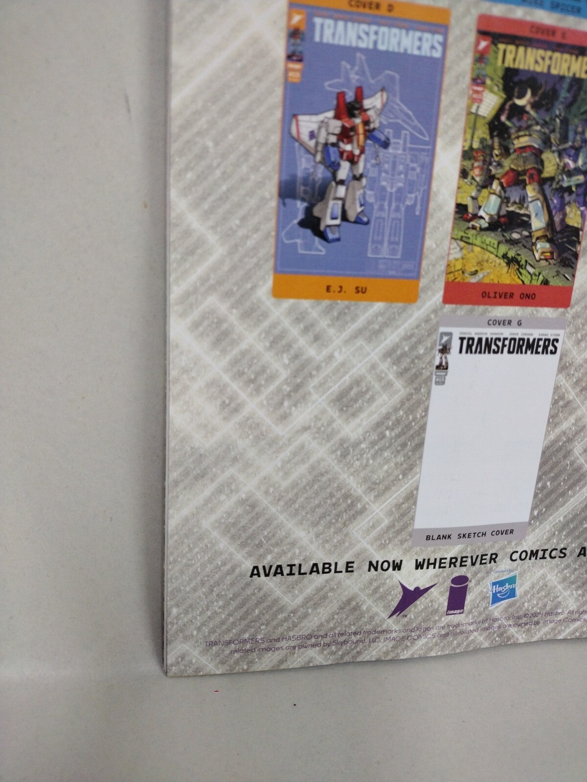 Transformers 15 (2024) Image Skybound Variant Cover C 1:10 Karl Kerschl Comic NM