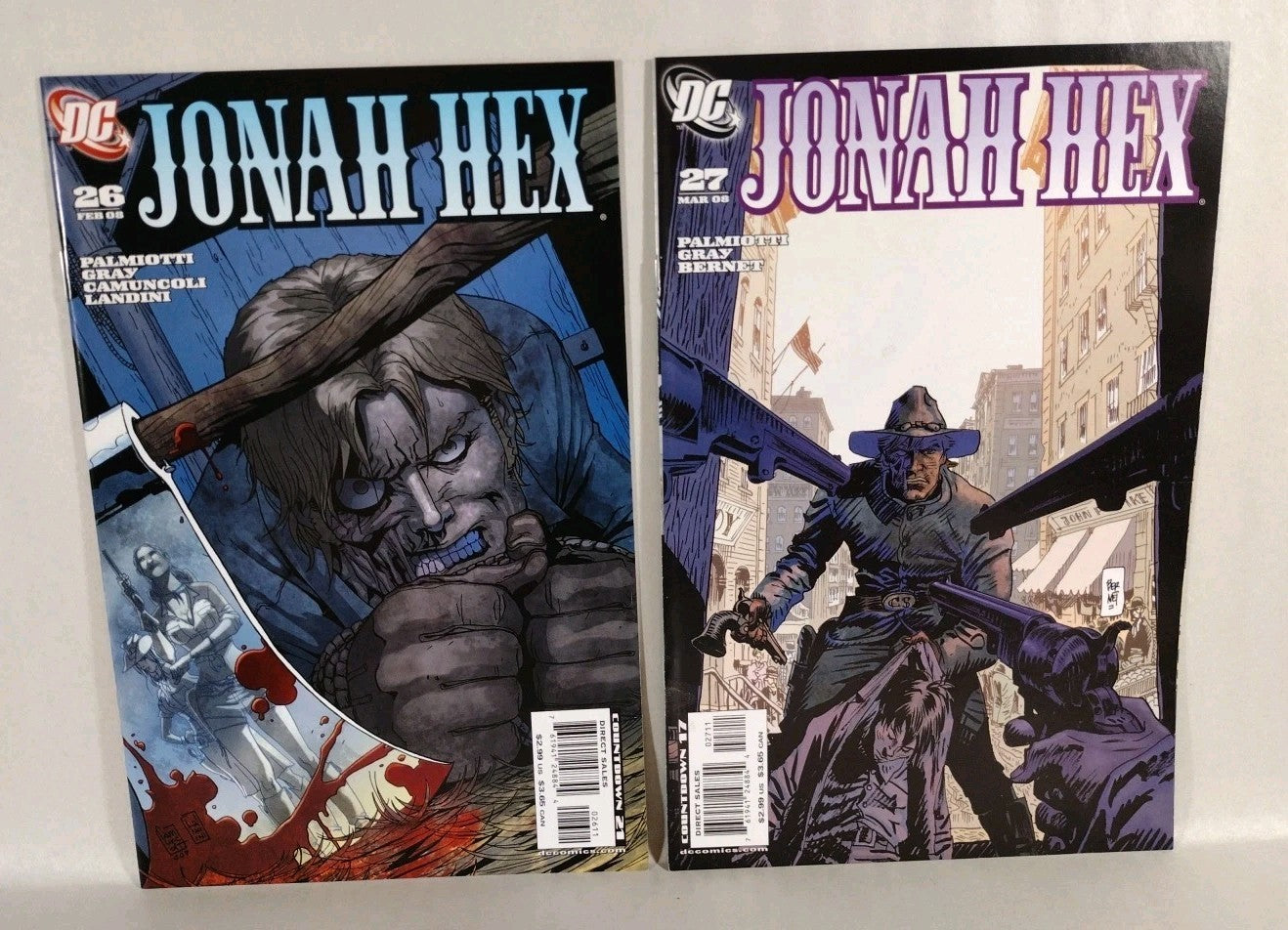 Jonah Hex (2007) DC Comic Lot Set #20 21 22 23 23 25 26 27 Palmiotti VF-NM