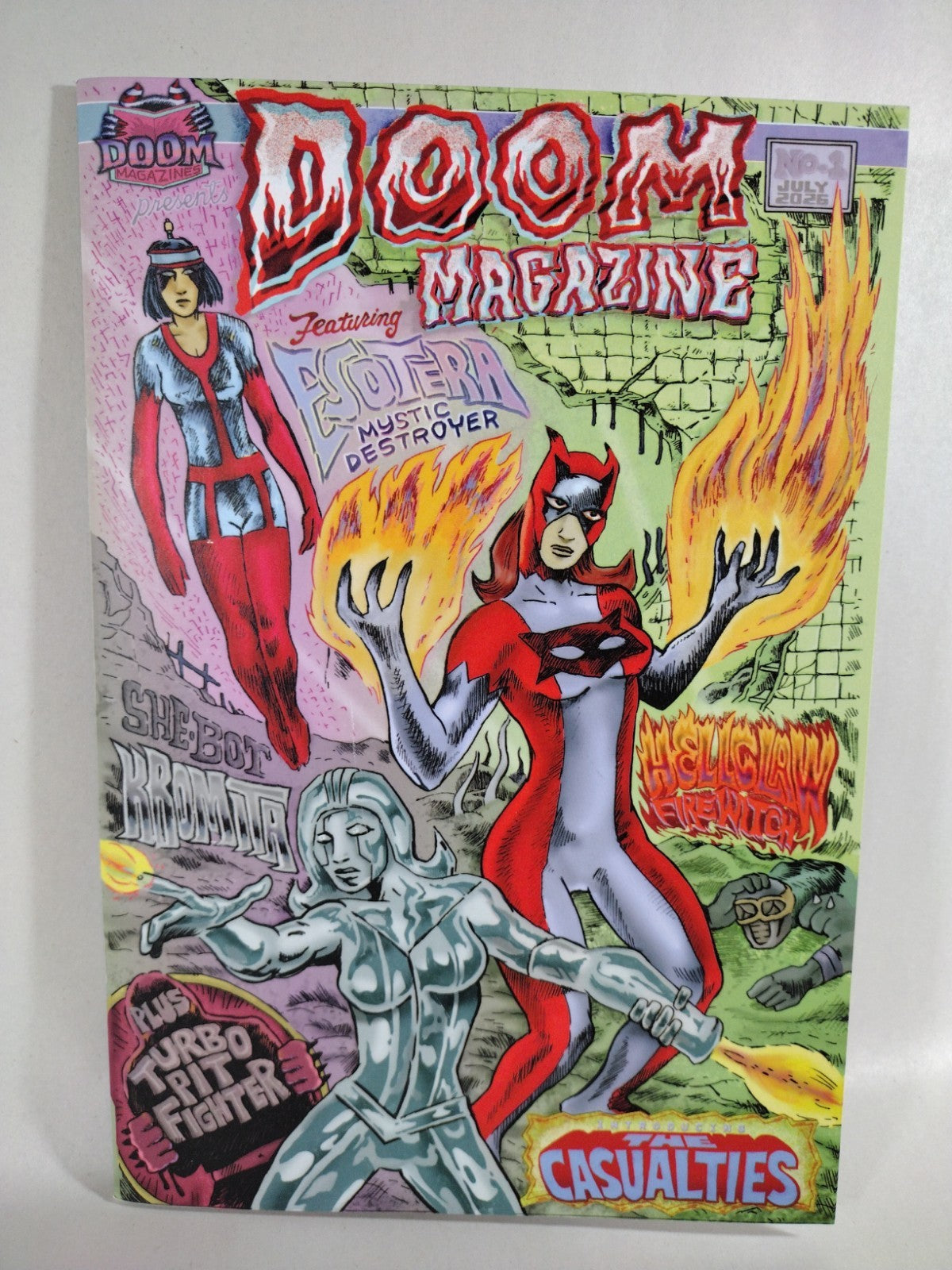 Turbo Pit-Fighter + Doom Magazine #1 (2026) Jake Jacobs Underground Comic