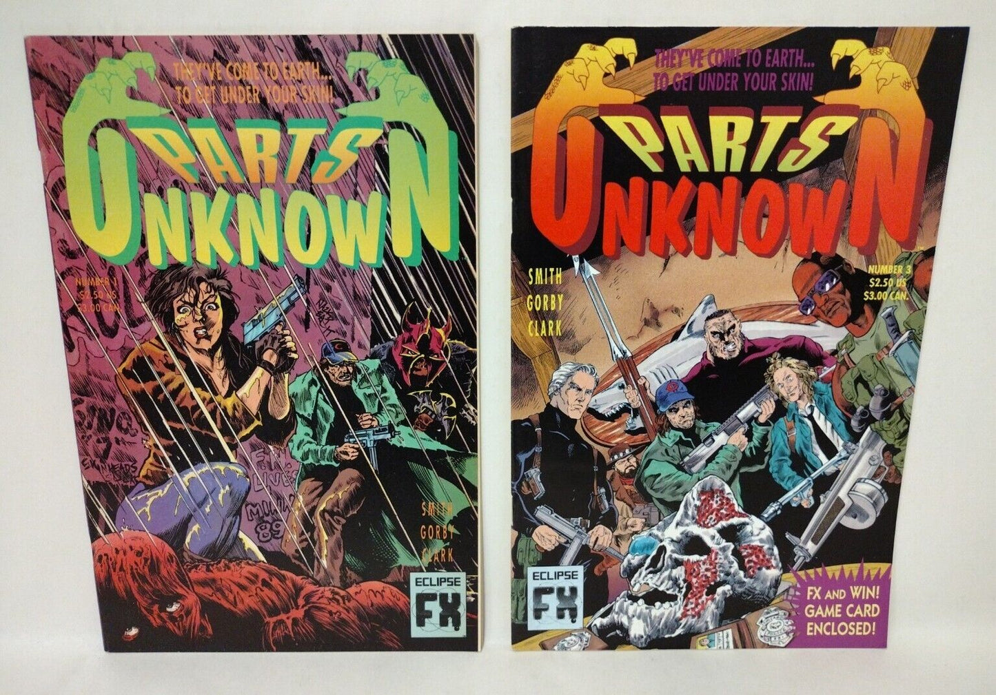 Parts Unknown Comic Lot Knight Press #0 3 Eclipse #1 3 4 Image #2 Beau Smith