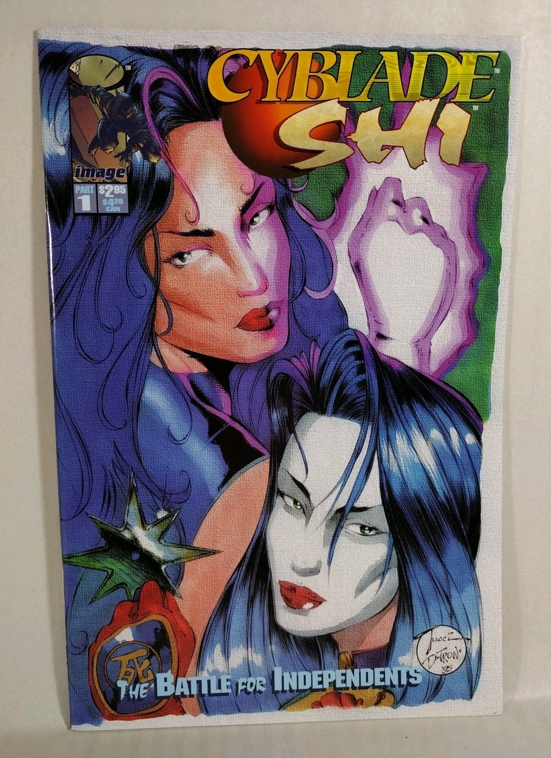 Cyblade Shi (1995) Image Crusade Comic Battle For The Independents Pt 1 2 VF-NM