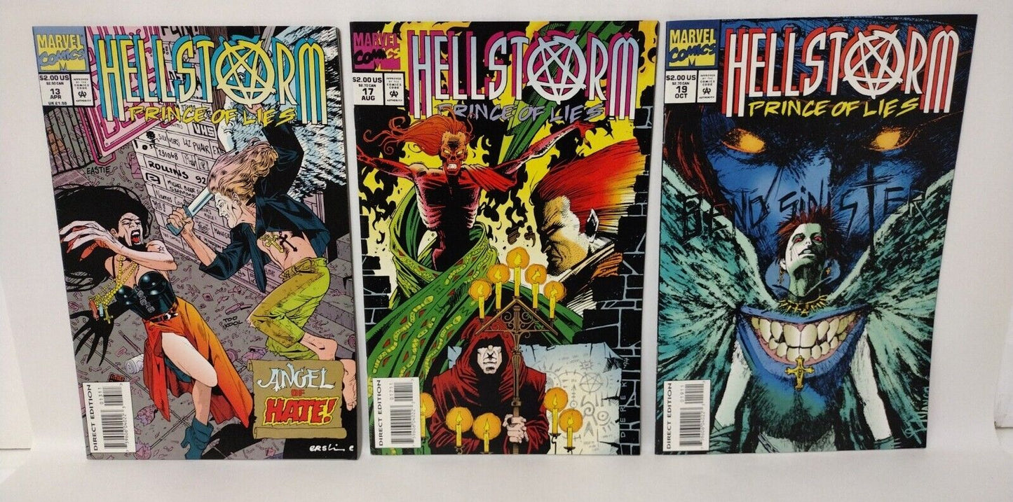 Hellstorm (1993) Marvel Comic Lot Of 15 #1-13 17 19 Nieves Bair Kaminski Gross