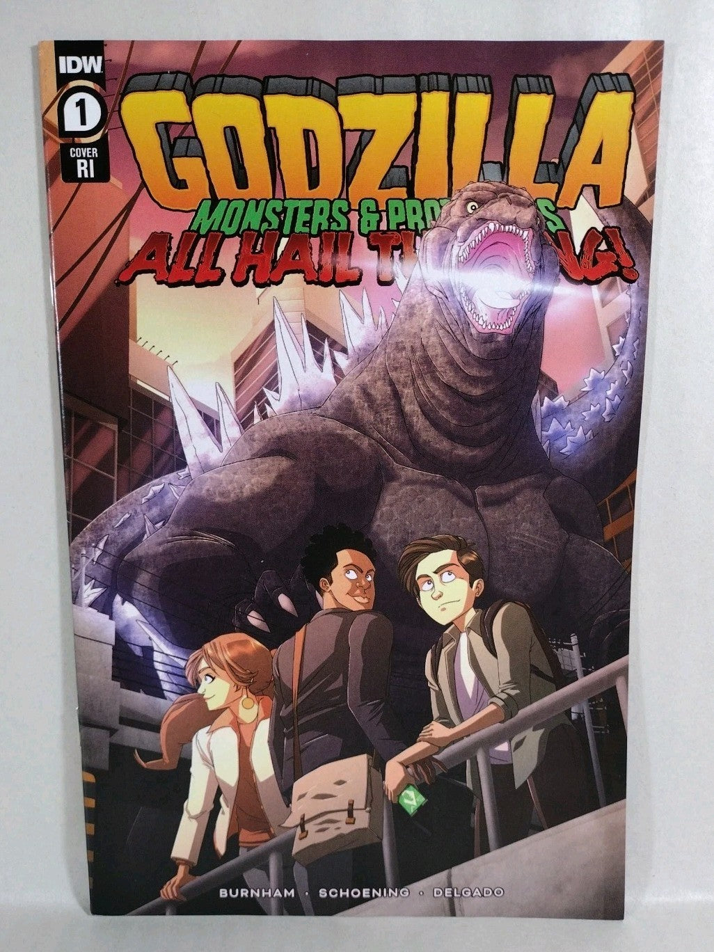 Godzilla Monsters + Protectors All Hail The King 2022 IDW 1:10 Variant Set 1 2 3