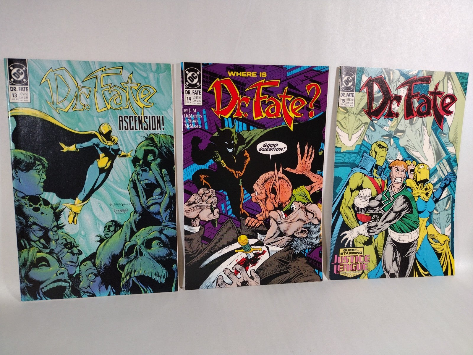 DR. FATE # 1-16 (1988) DC Comic Lot Set #1-6 10-20 22 23 DeMatteis Shawn McManus