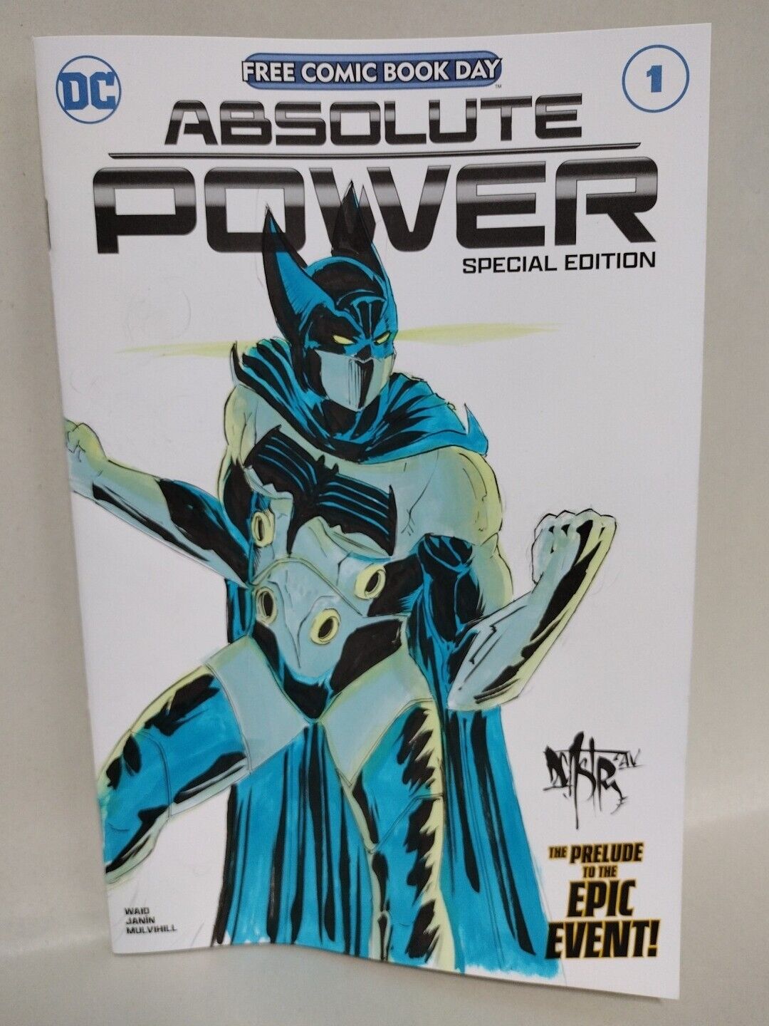 Absolute Power 1 (2024) DC Comic Sketch Var Cover W Original Failsafe DCastr Art