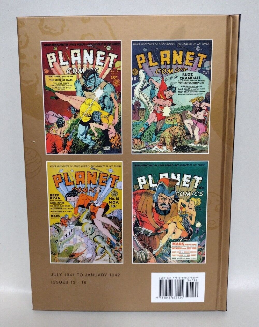 Roy Thomas Presents Planet Comics Vol 4 2015 Hardcover #13-16 Slipcase Ed Unread