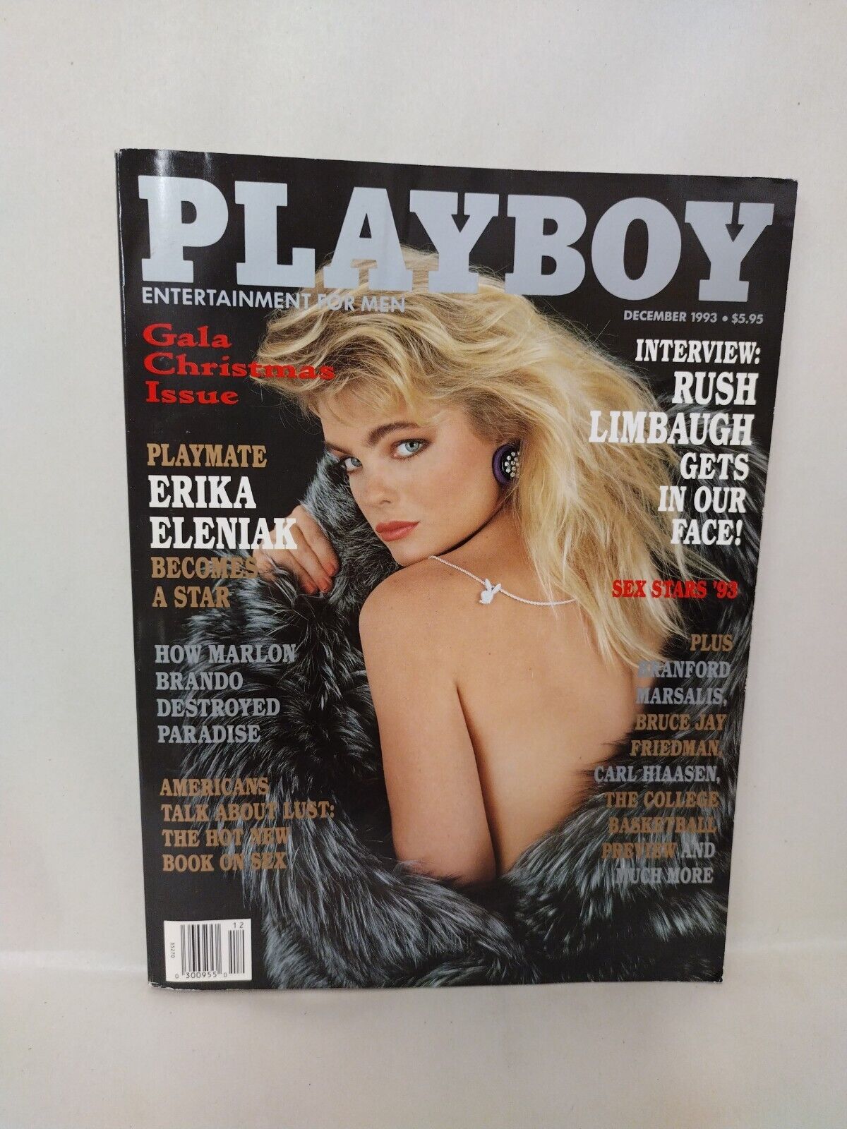 Playboy Magazine 1993 lot of 2 Dec Erika Eleniak Sept Linda Doucett –  American Retro Graphics