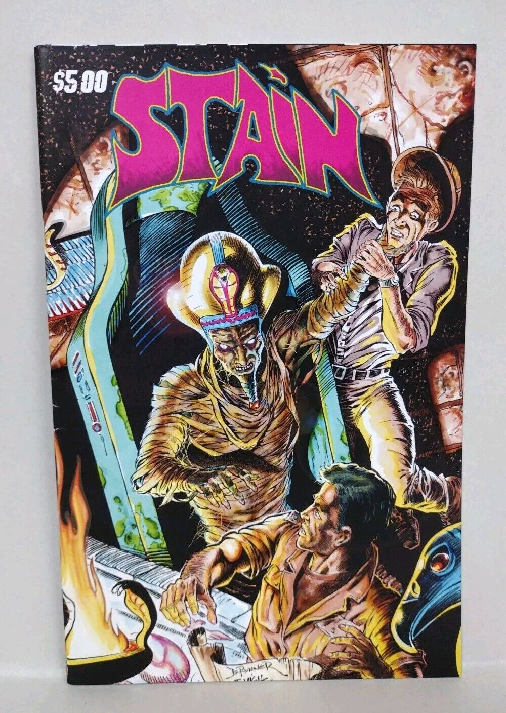Stain (1998) Fathom Press Signed Limited Edition Comic Lot Set #1 2 0 Tim Tyler 