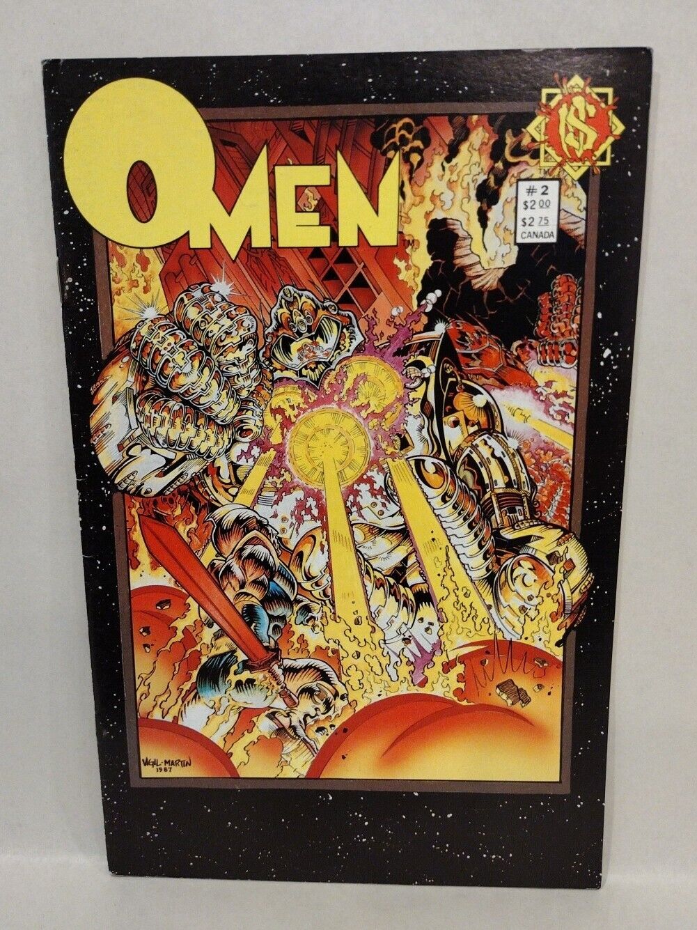 Omen (1989) Complete Northstar Comic Set #1 2 3 Tim Vigil David Quinn Sci-Fi