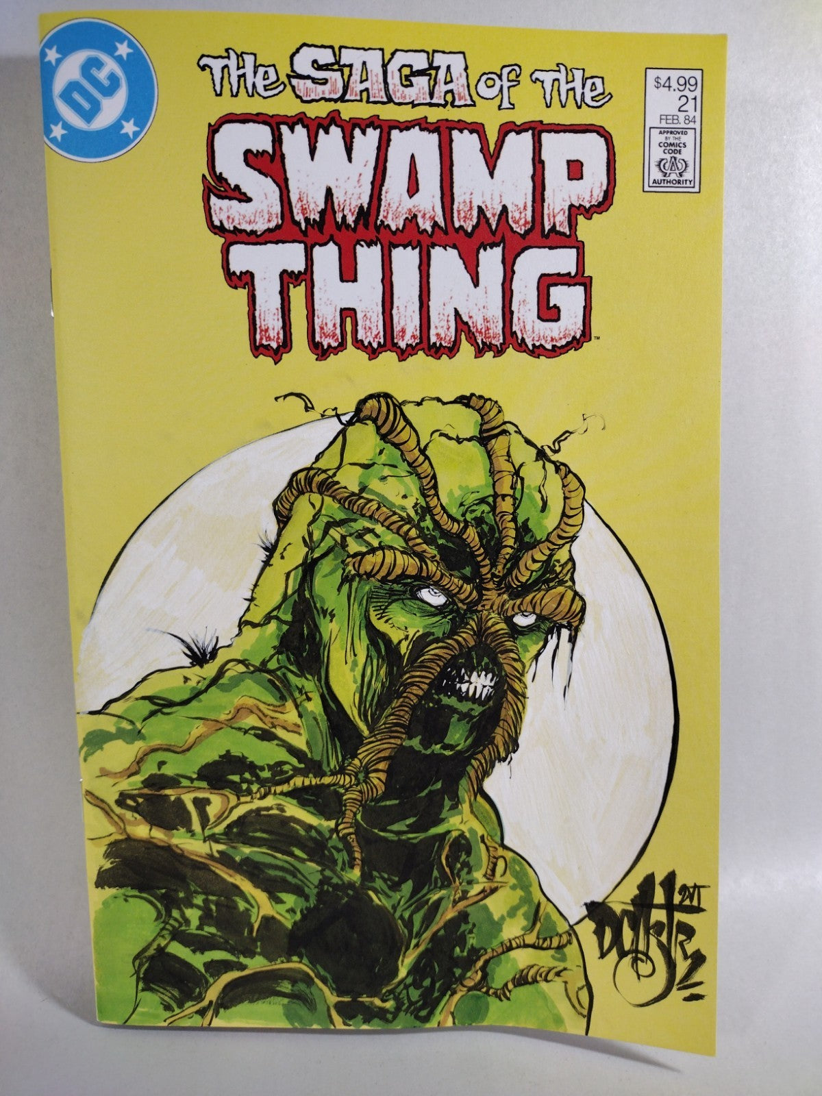 Saga Of Swamp Thing #21 (2026) DC Facsimile Sketch Cover W Original DCastr Art