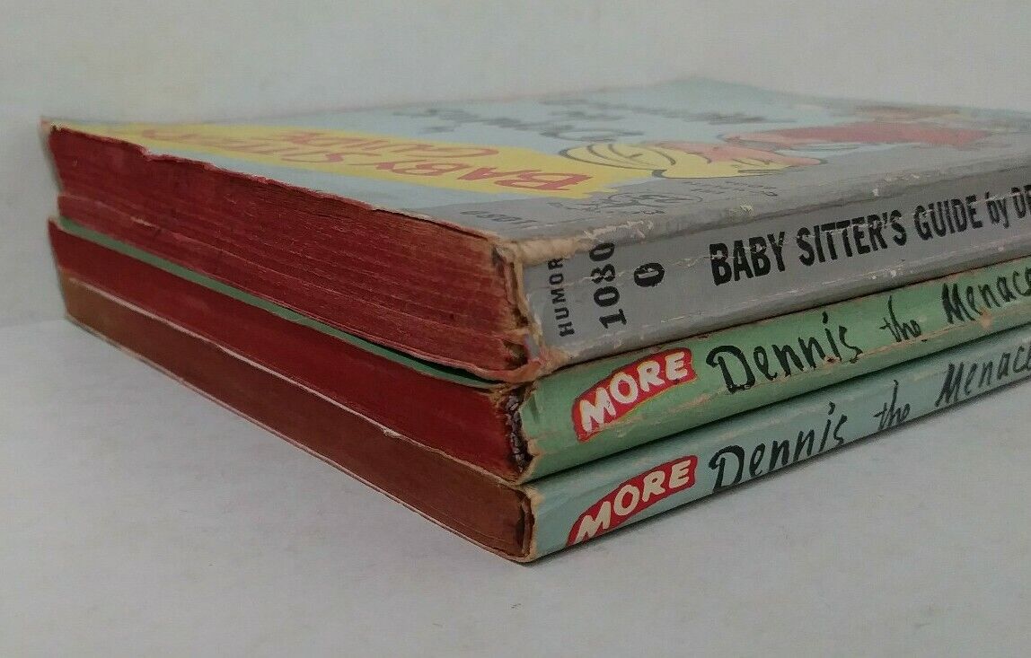 Lot Of 3 Dennis The Menace (1954) Softcovers Hank Ketcham Avon Pocketbooks