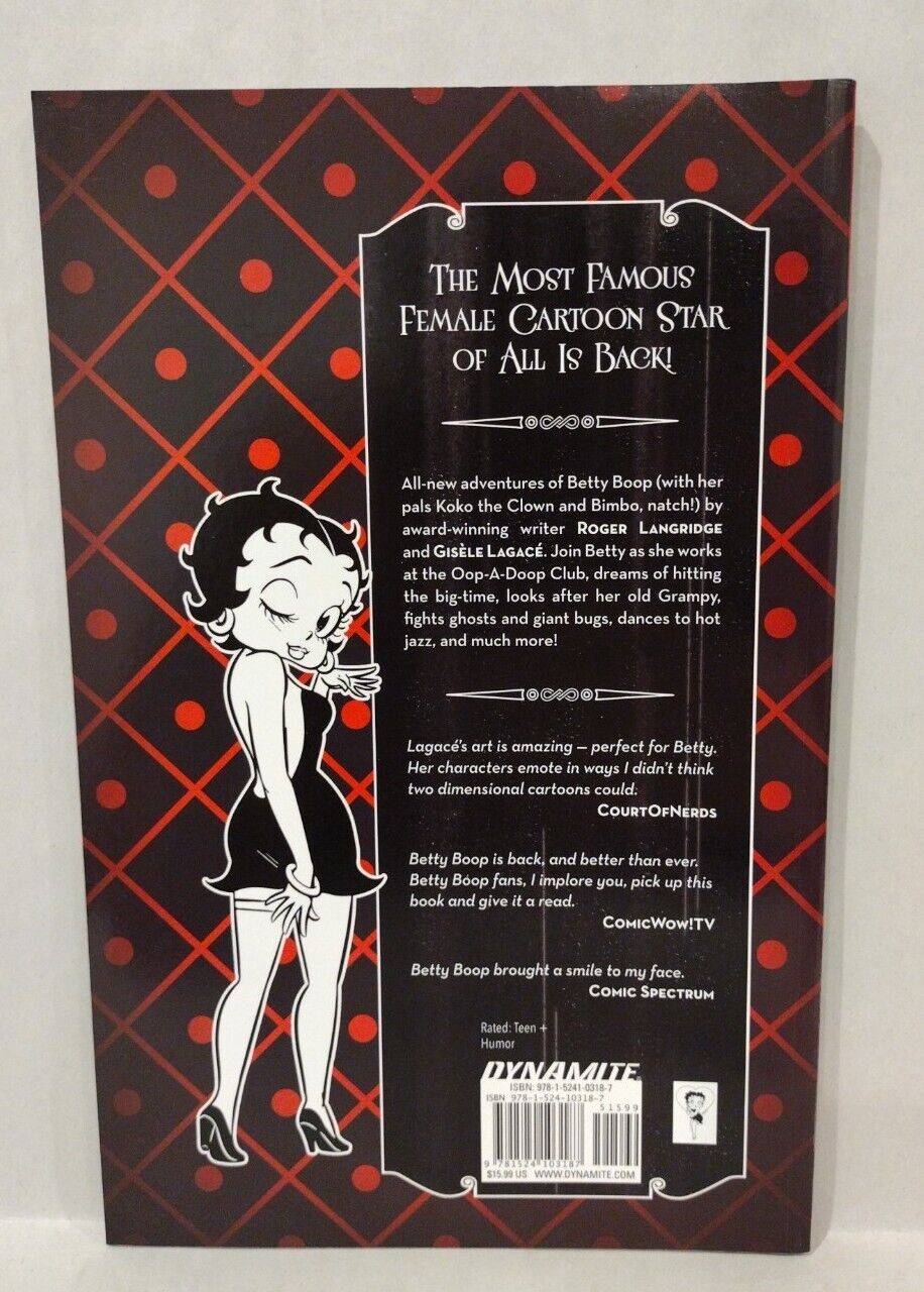 BETTY BOOP (2017) Dynamite Comics TPB SC Landridge Lagace Unread Graphic Novel 