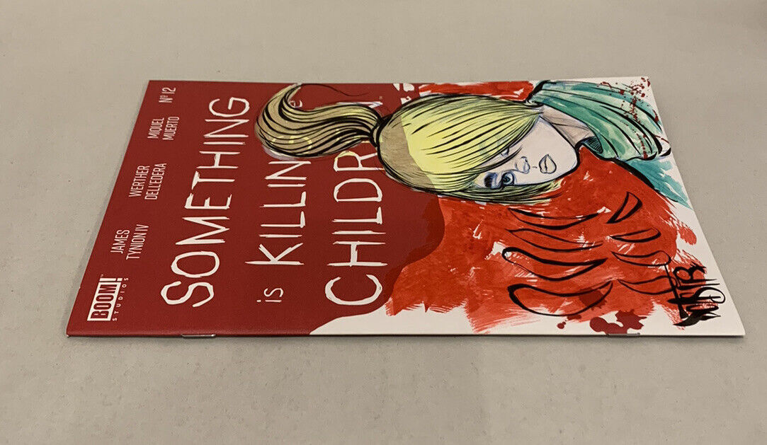 SOMETHING IS KILLING THE CHILDREN #12 Blank Variant Cover Comic W Original Art