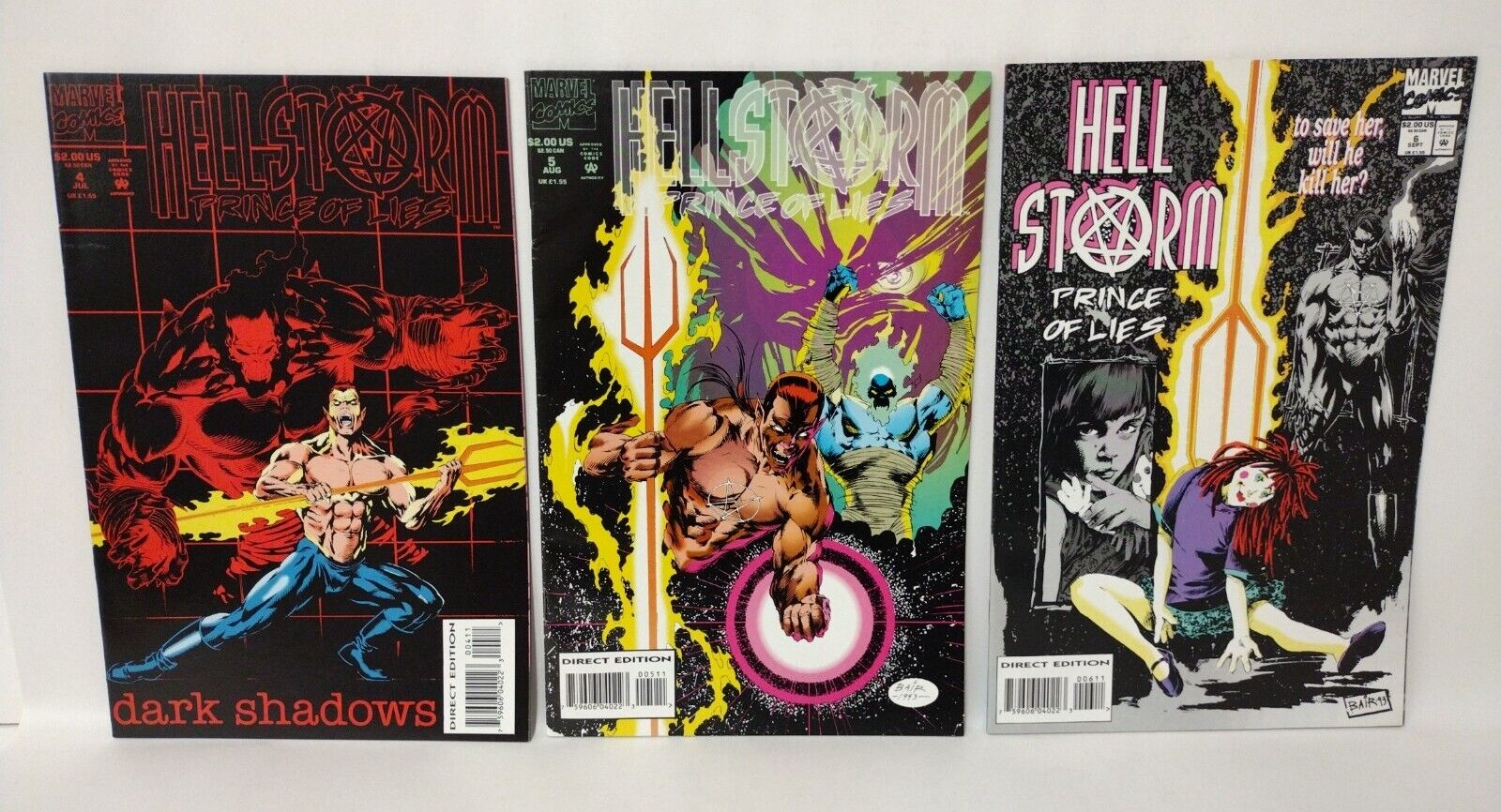 Hellstorm (1993) Marvel Comic Lot Of 15 #1-13 17 19 Nieves Bair Kaminski Gross