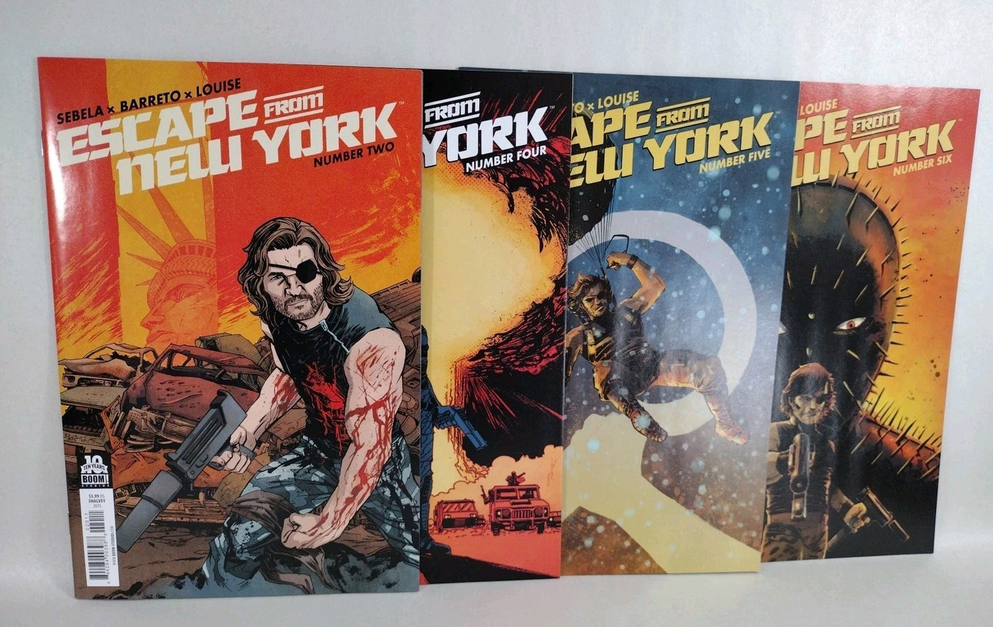 Escape from New York (2014) BOOM Comic Lot Set #2 4 5 6 Sebela Diego Barreto