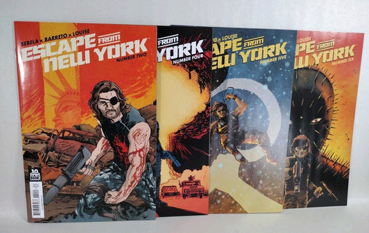 Escape from New York (2014) BOOM Comic Lot Set #2 4 5 6 Sebela Diego Barreto