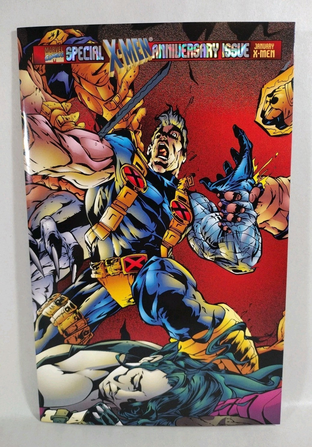X-Force #50 (1995) X-Men Anniversary Marvel Prism Logo Comic Set Liefeld Variant