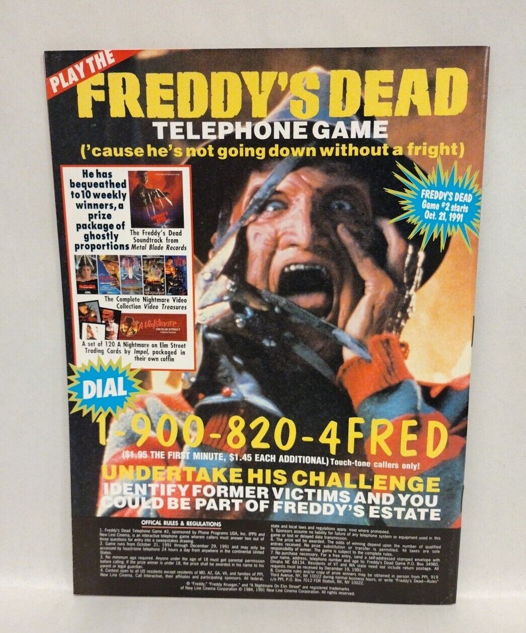 FANGORIA Magazine #109 (1992) Freddy's Dead People Under The Stairs Freejack