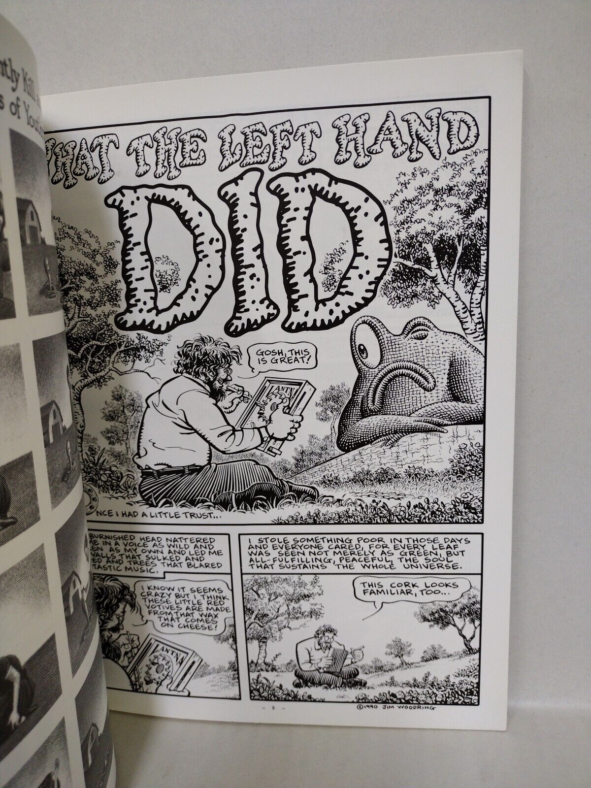 The Book of Jim (1993) Fantagraphics SC Artbook Jim Woodring Surrealism