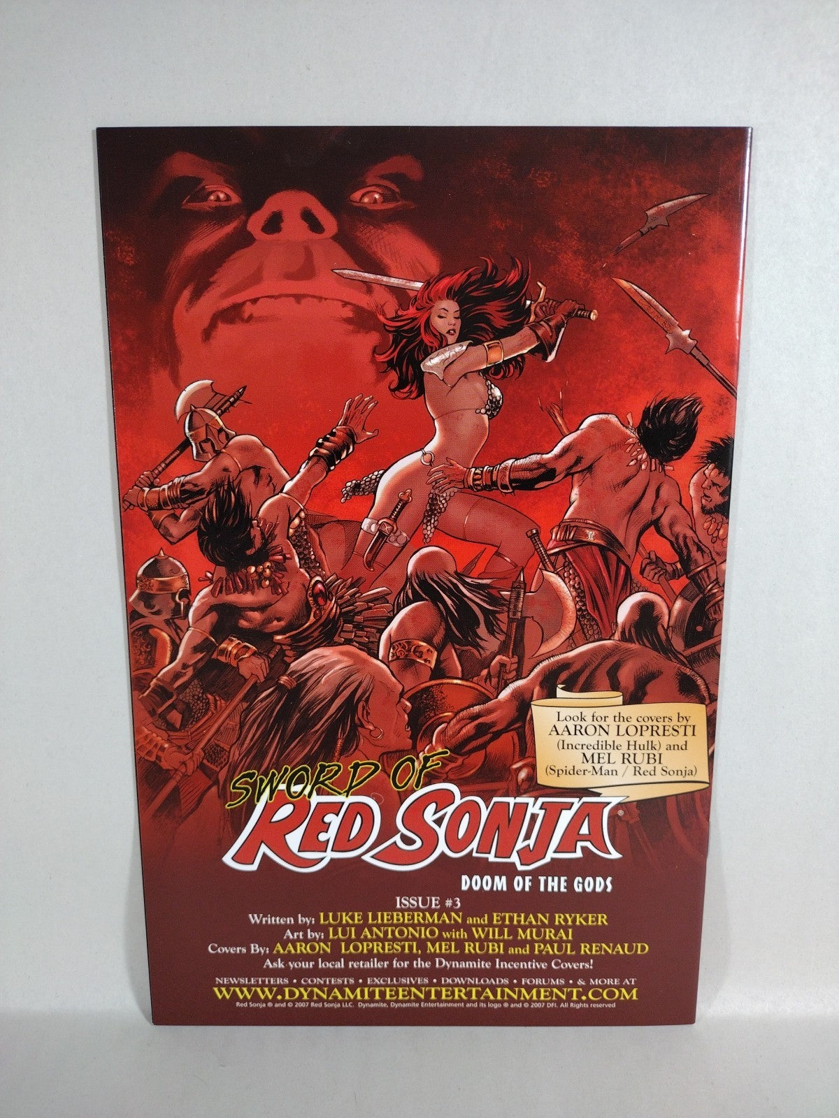 Red Sonja Doom Of The Gods (2008) Complete Dynamite Comic Lot + One More Day +