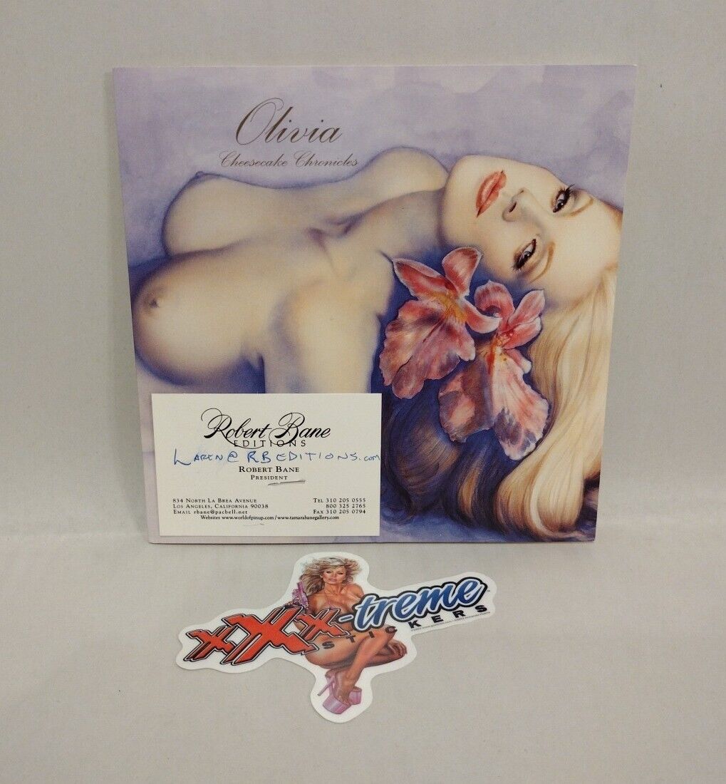 Olivia Cheesecake Chronicles (2000) Tamara Gallery Exhibition Booklet W Sticker