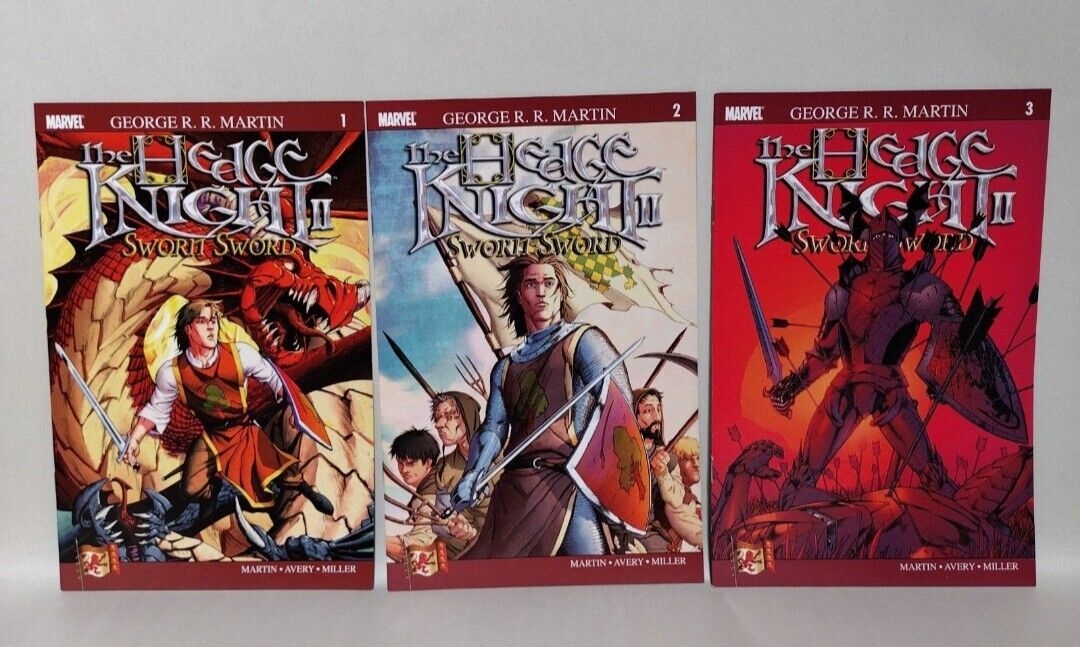 Hedge Knight George RR Martin (2003) Complete Comic Set #1-6 + Sworn Sword #1-6