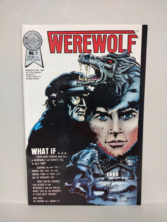 WEREWOLF #1 (1988) Blackthorne Publishing Comic TV Adaptation VF 