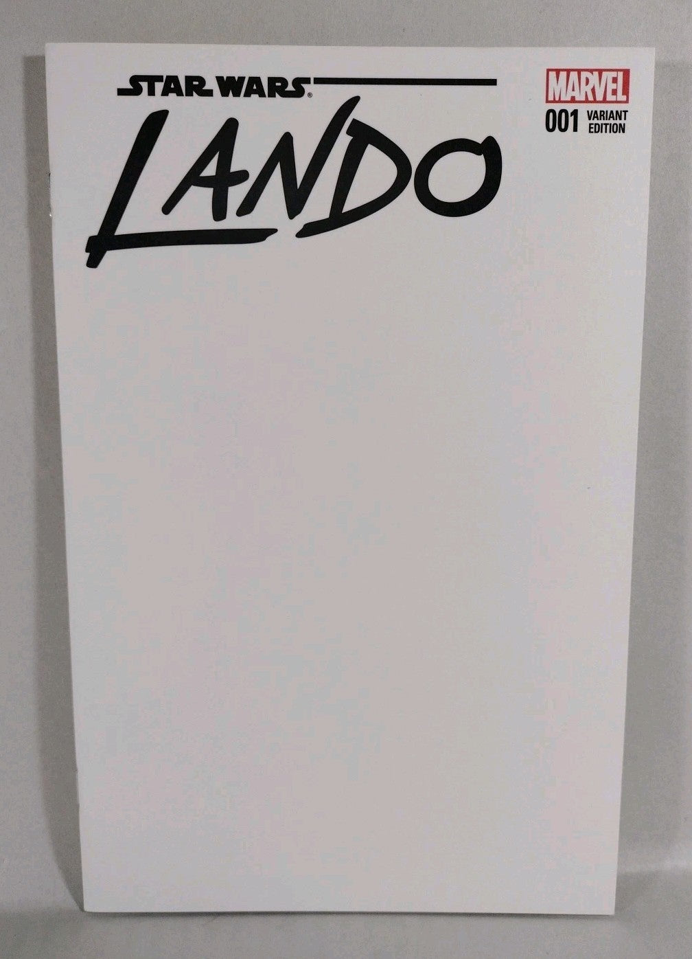 Star Wars Lando #1 (2015) Marvel Blank Sketch Variant Cover Comic New NM