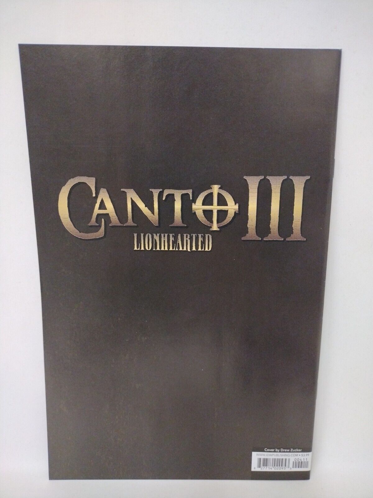 Canto III Lionhearted (2021) IDW Comic Lot Set #4 5 6 Last Issues Booher Zucker