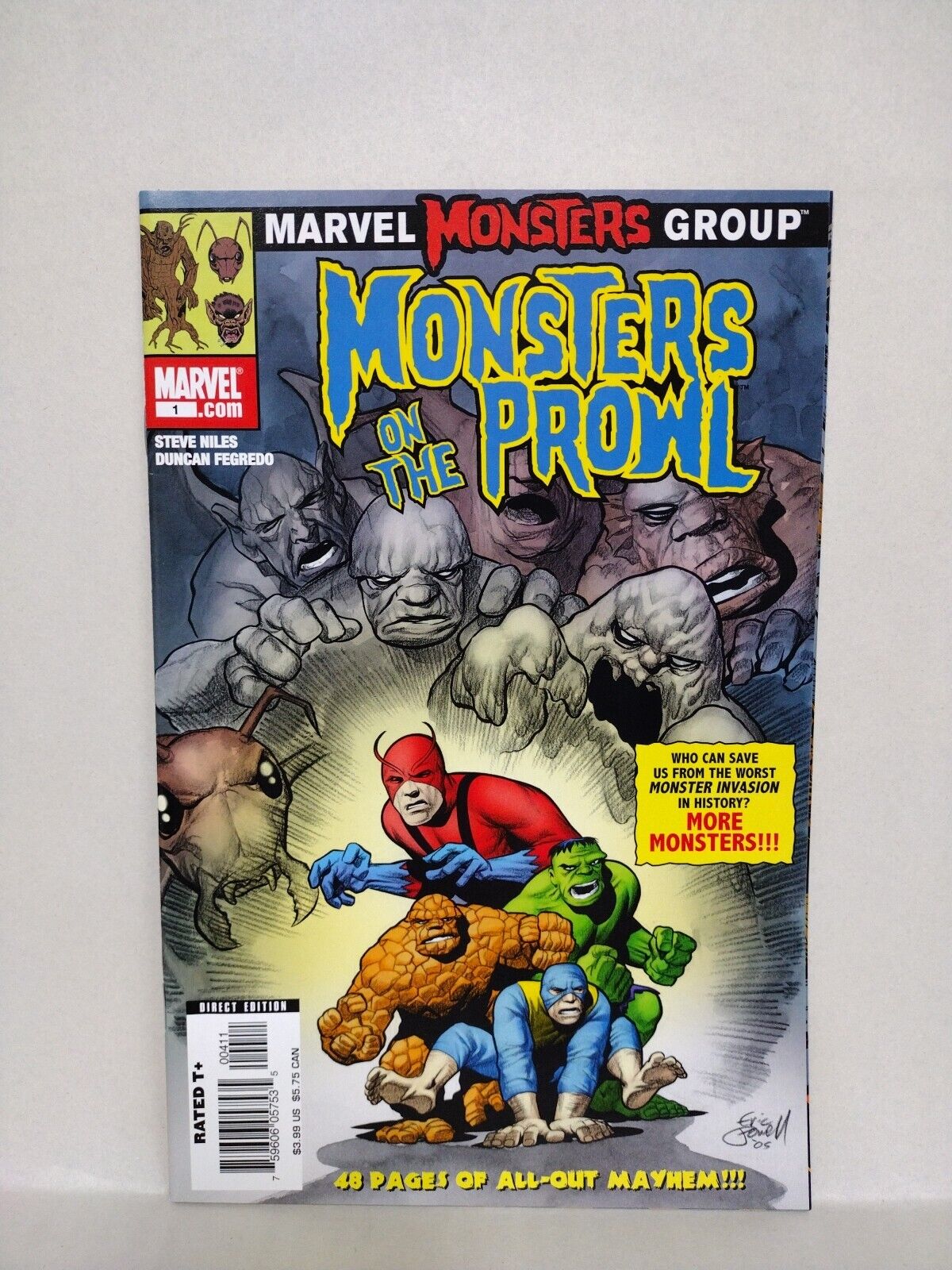 MARVEL MONSTERS GROUP (2005) Lot Of 4 1 Shots JACK KIRBY Eric Powell Covers