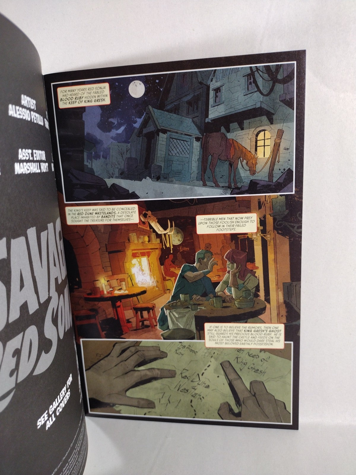 Savage Red Sonja #1 Dynamite Red Blank Sketch Variant Cover Comic New NM