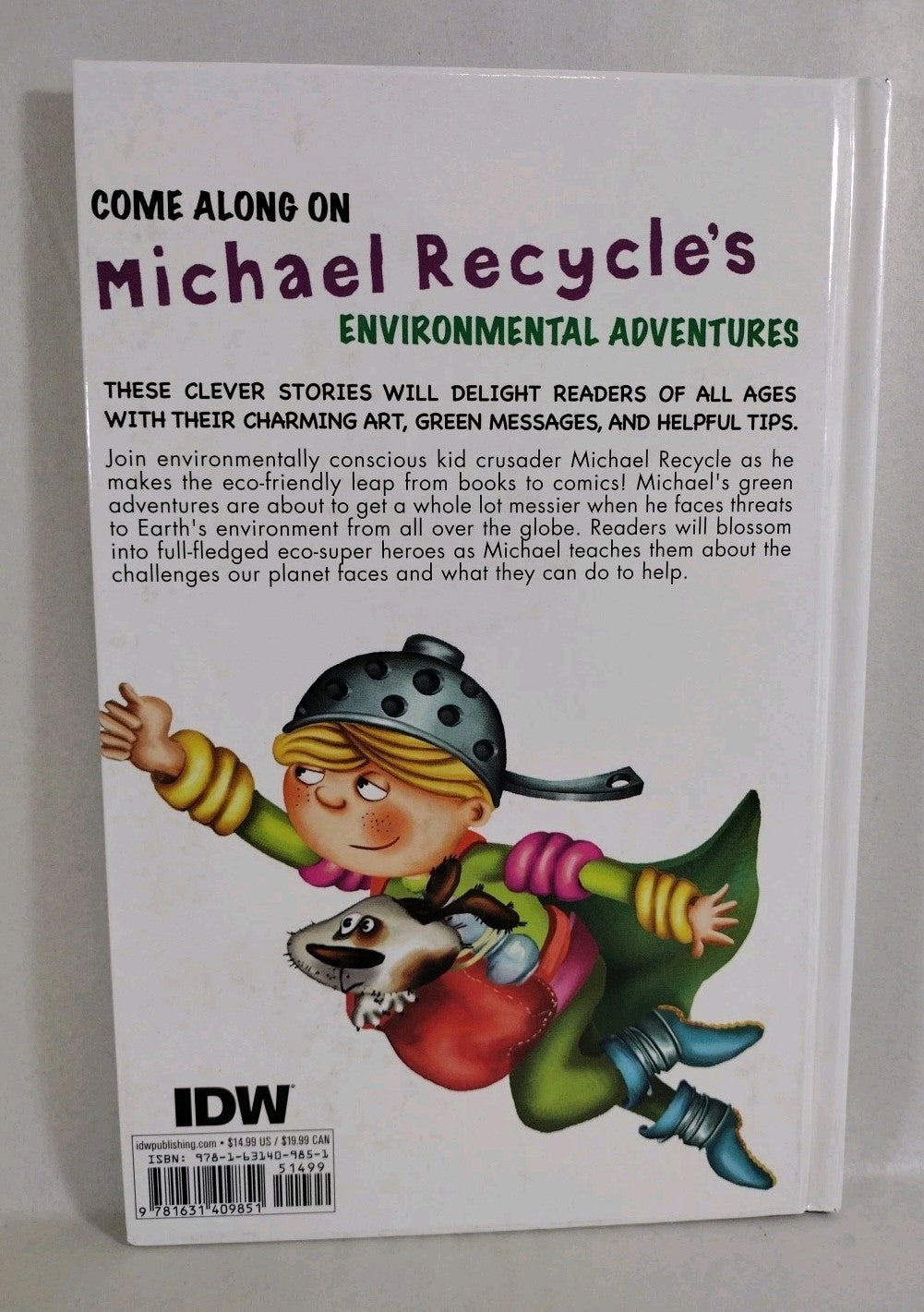 Michael Recycle Environmental Adventures (2017) IDW HC Ellie Wharton