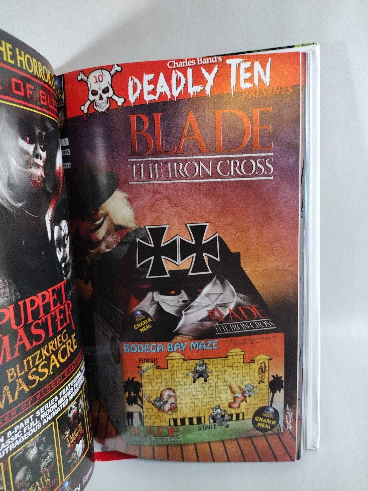 Full Moon Comix Library Edition Custom Bound Comic Hardcover ARG 165 Deadly Ten