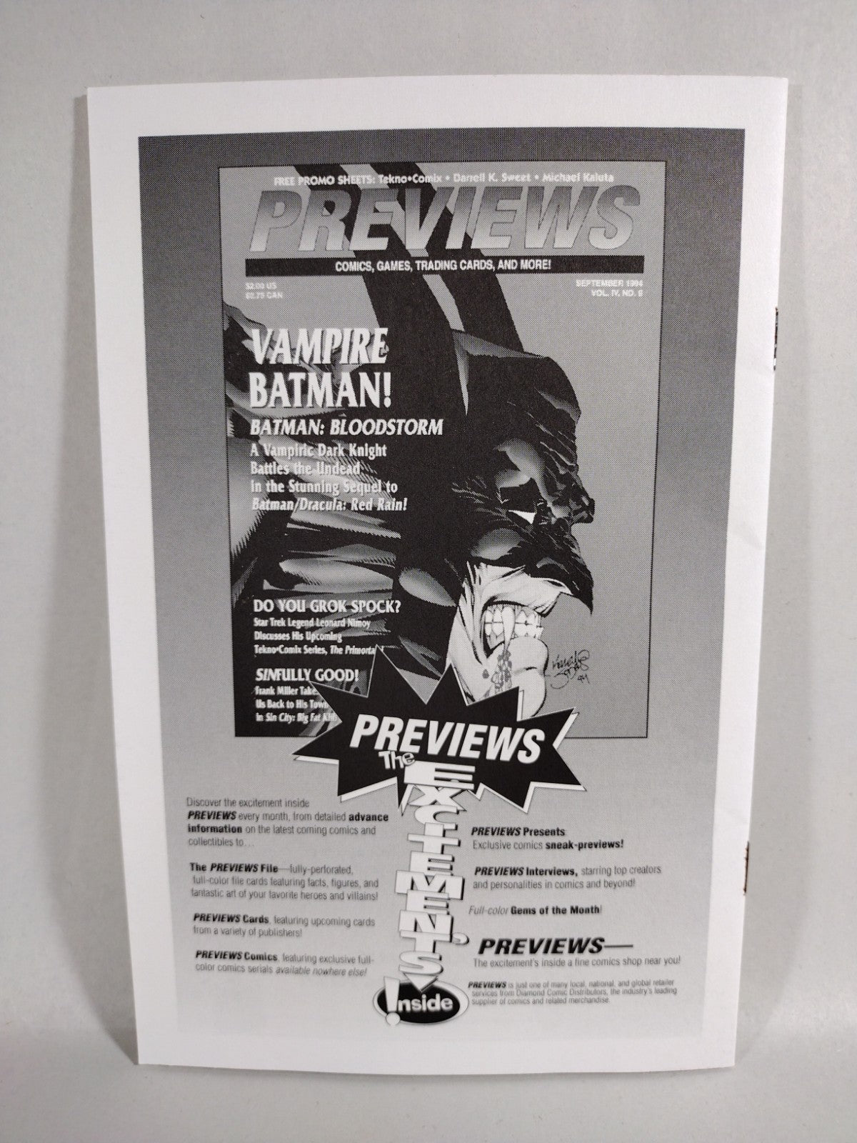 Pacific Northwest Comic Convention 6 (1994) PROGRAM BOOKLET Arthur Adams X-Men 