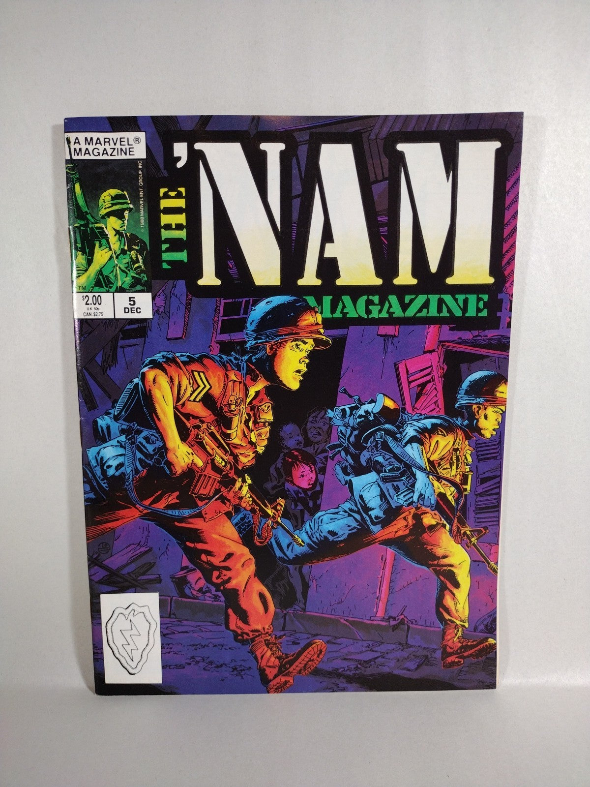 The NAM Magazine (1988) Marvel Comic Lot Set #1 2 3 4 5 Michael Golden FN
