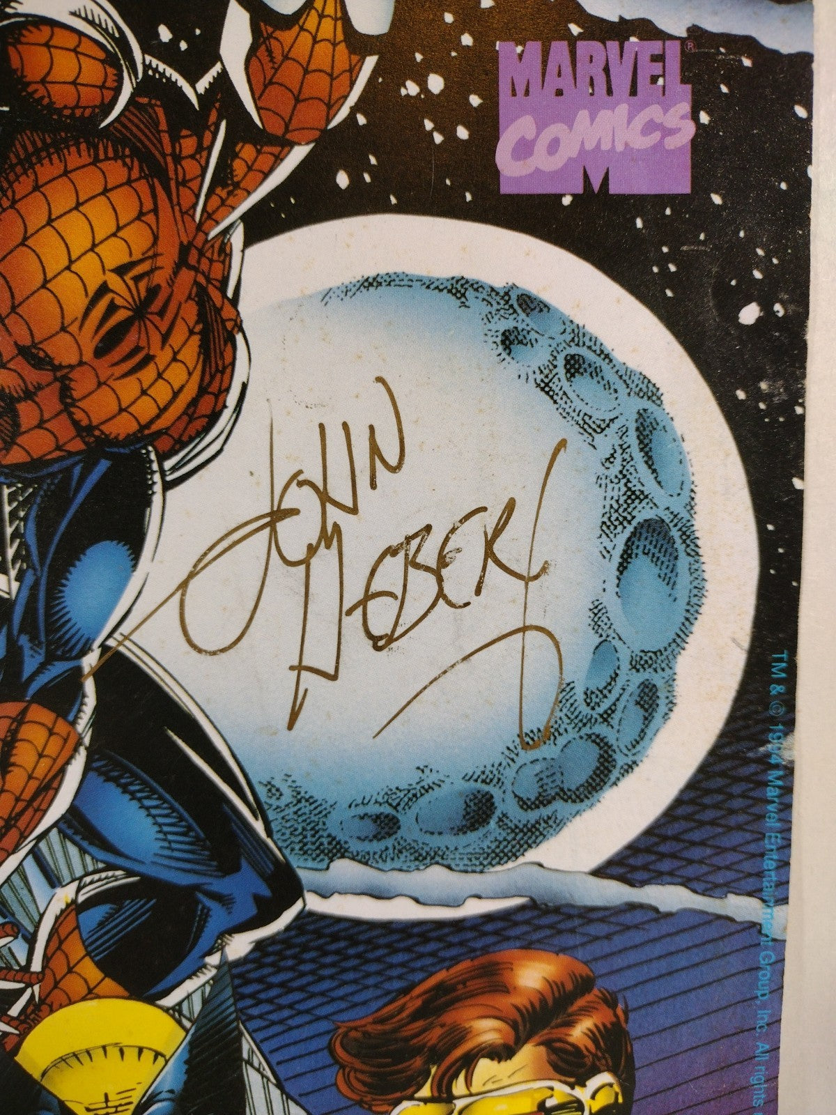 Marvel Mega Tour '94 (1994) 8 X 10" Mini Poster Print Signed John Herbert