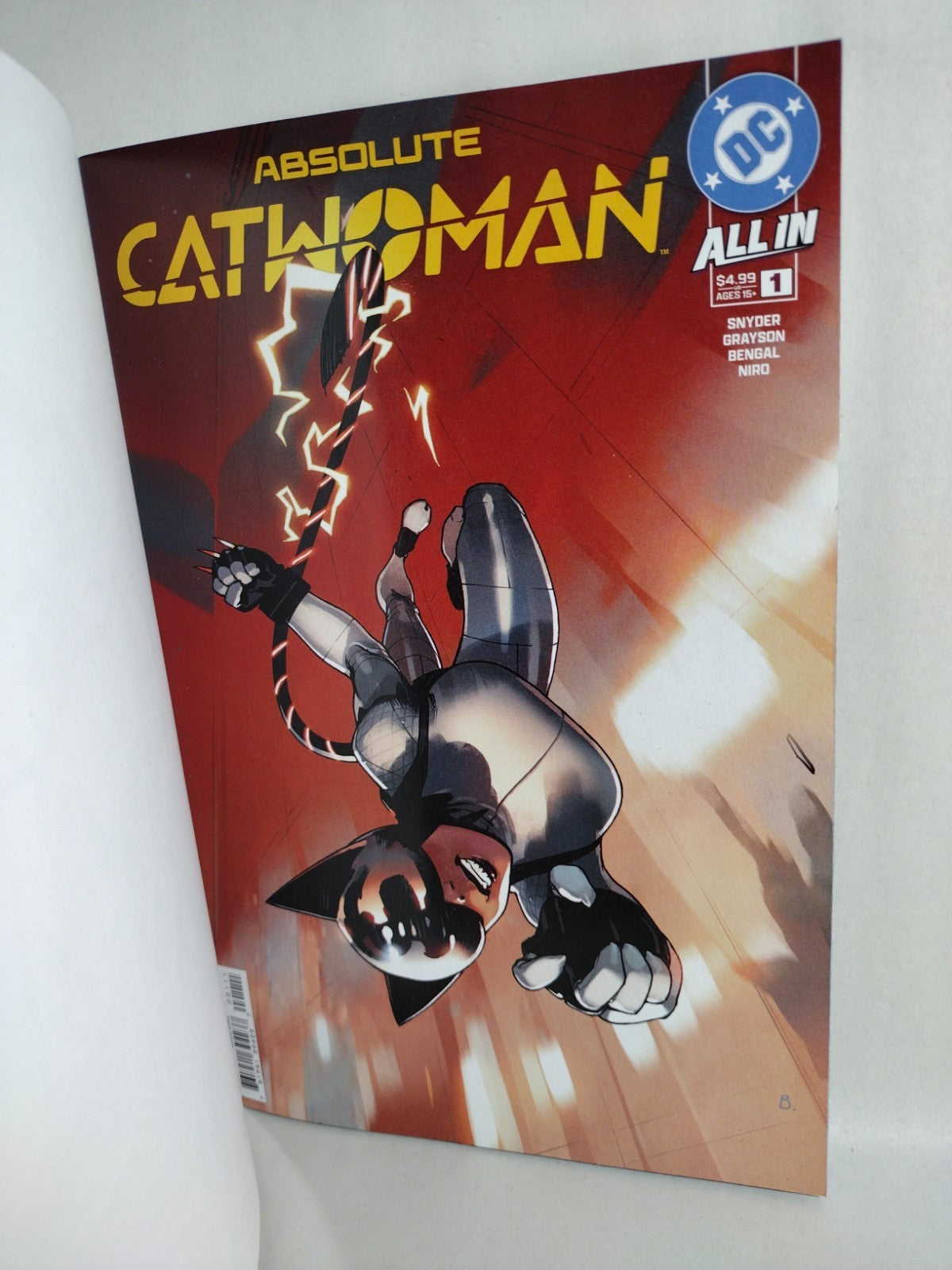 Absolute Catwoman #1 (2026) DC Comic Sketch Var Cover W Original Dave Castr Art