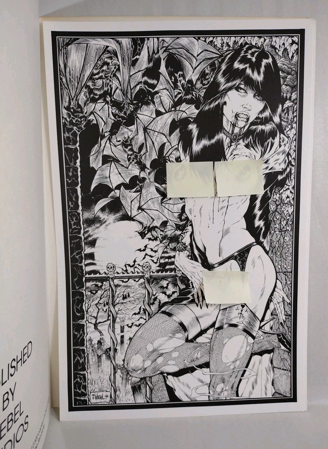 Tim Vigil Macabre Erotica 1990 Rebel Studios Portfolio 4 Plates Signed 808/2500