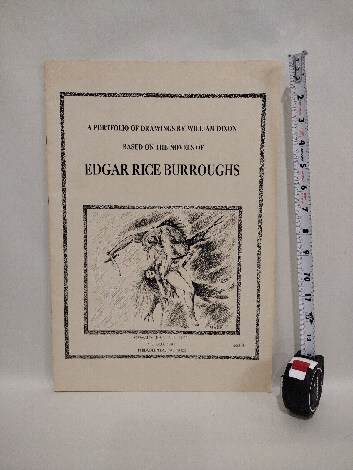 William Dixon Portfolio Of Drawings 1971 Edgar Rice Burroughs Illustration Book