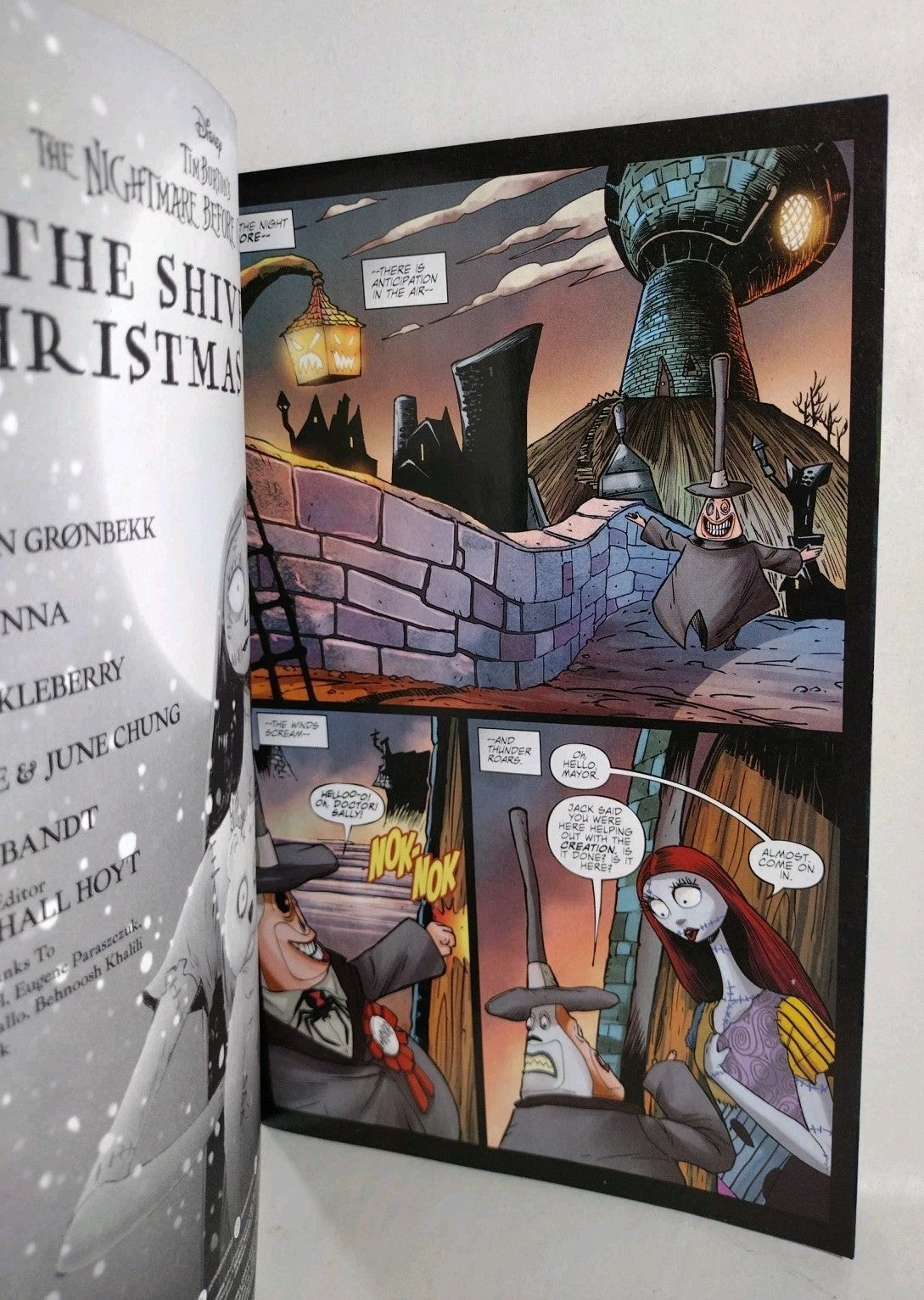 Nightmare Before Christmas Shiver Of Christmas Town #1 Sketch Cover W DCastr Art