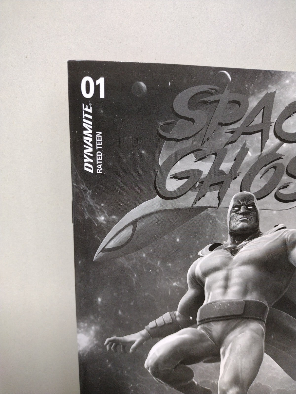 Space Ghost #1 (2024) Dynamite Comic Cover W Bjorn Barends B&W Variant NM
