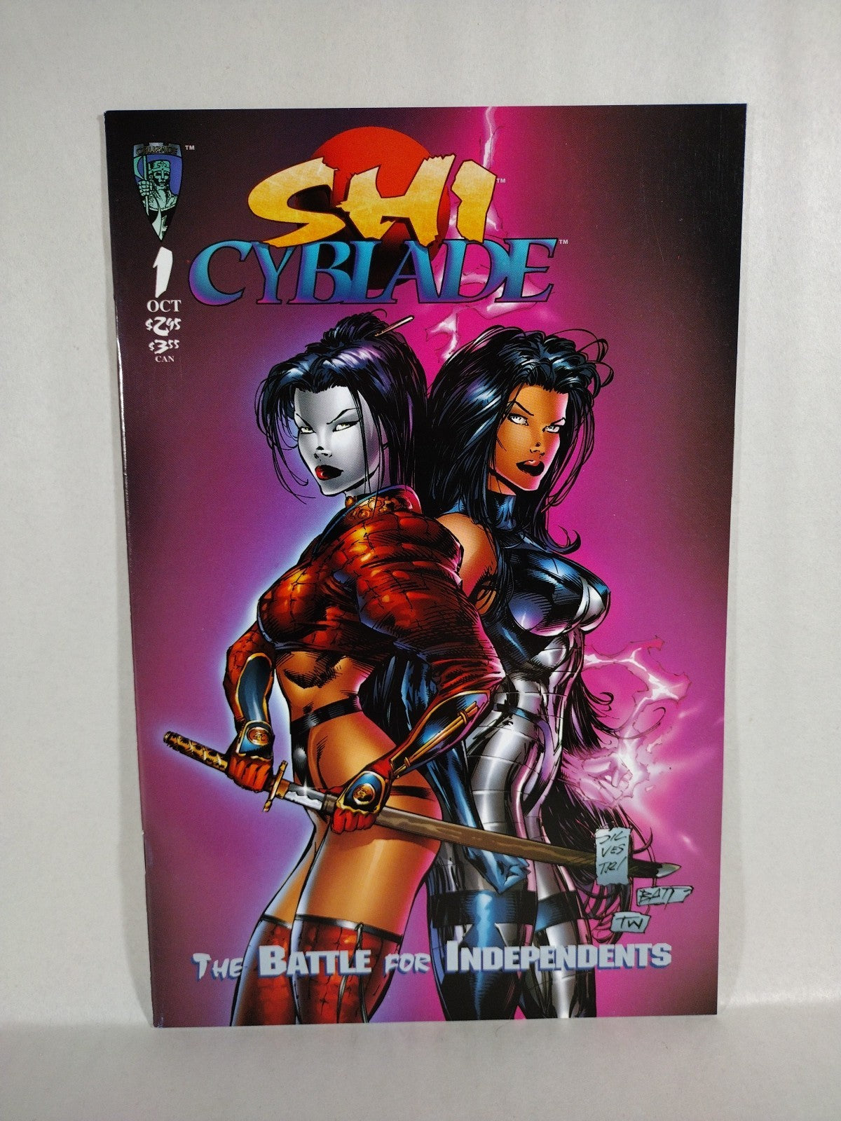 Cyblade Shi (1995) Image Crusade Comic Battle For The Independents Pt 1 2 VF-NM
