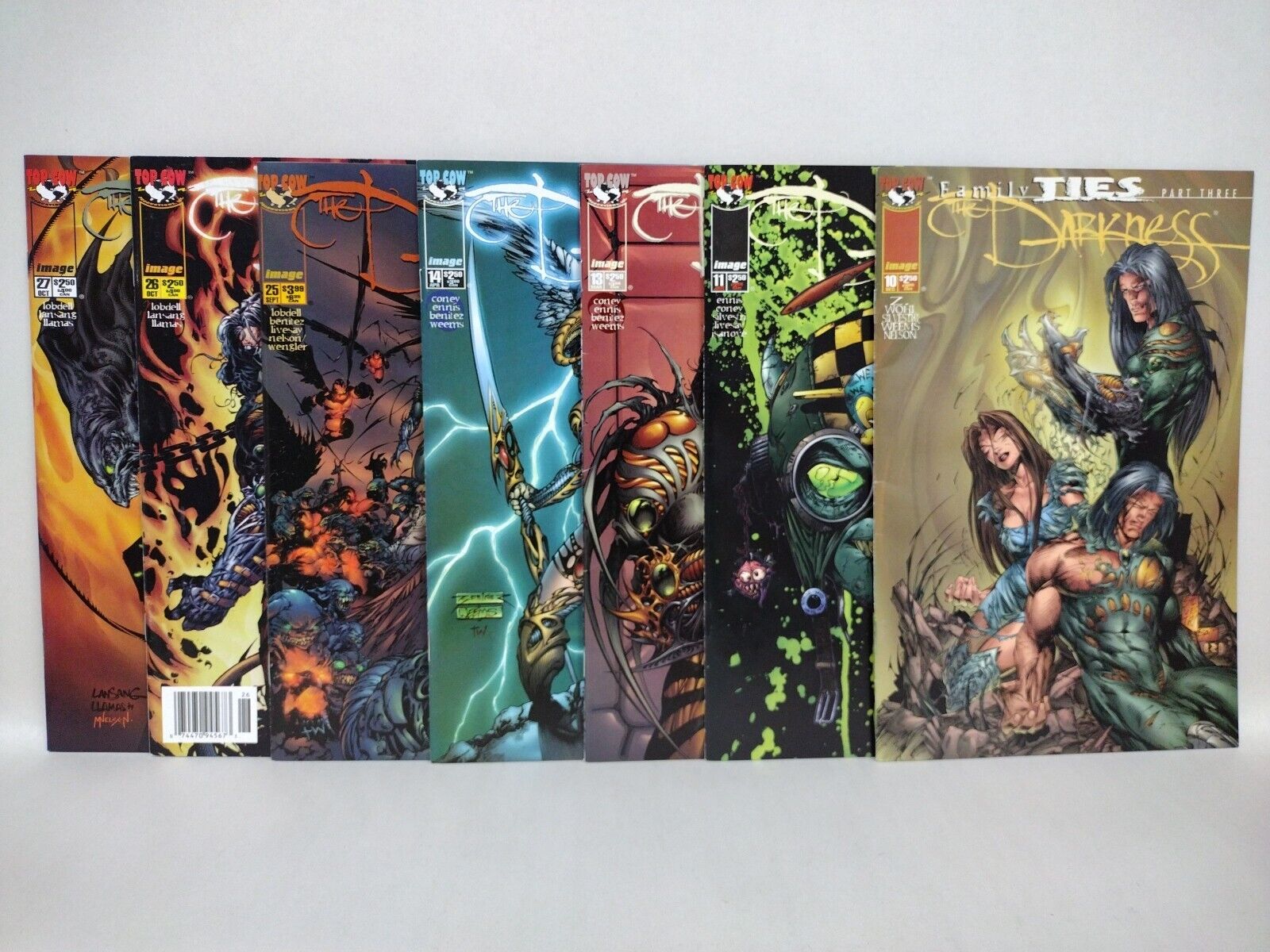 Darkness (1997) Image Top Cow Comic Lot #10 11 13 14 25 26 27