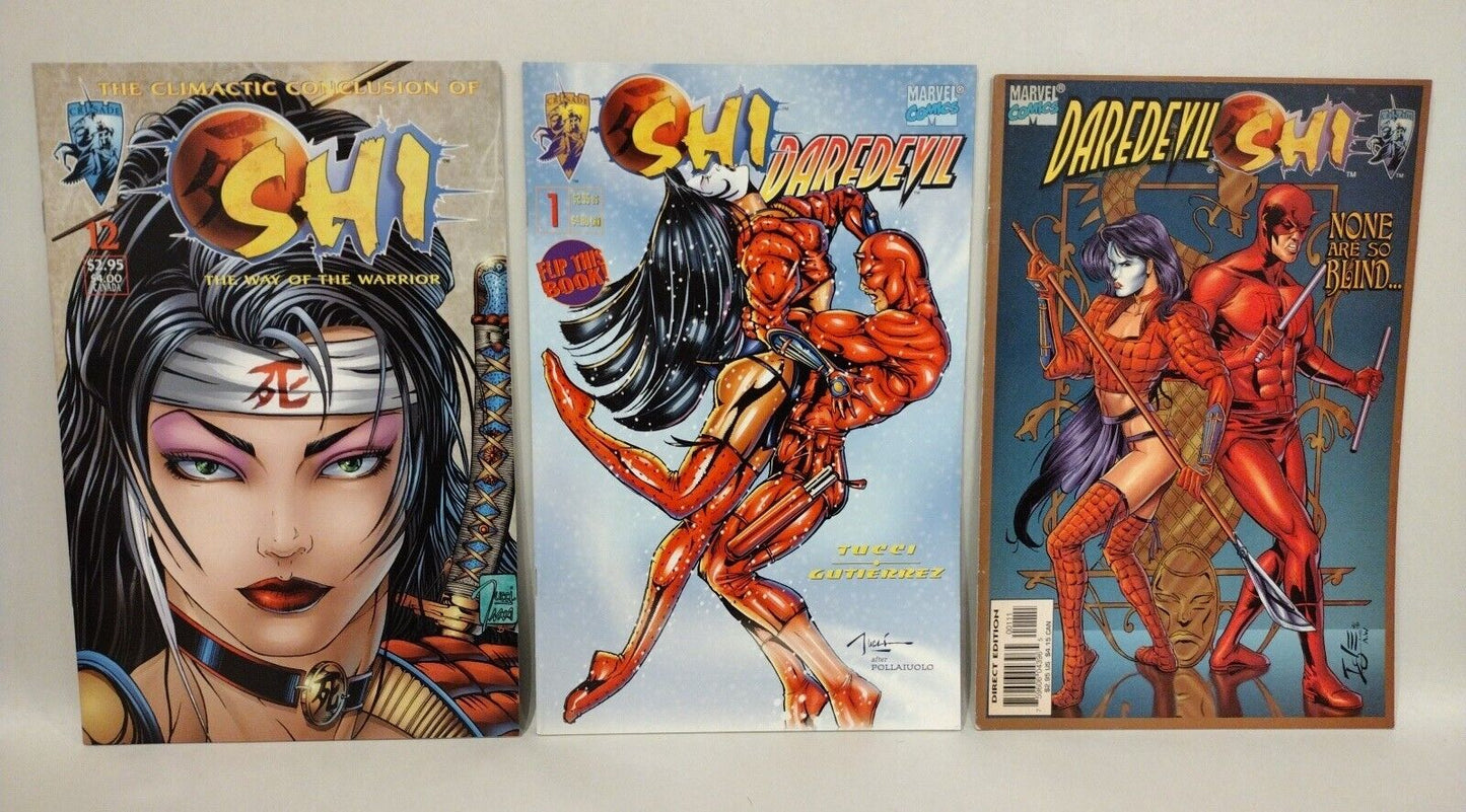 Shi (1994) Complete Crusade Comic 26 pc Lot Set Way Of Warrior #1-12 +Crossovers