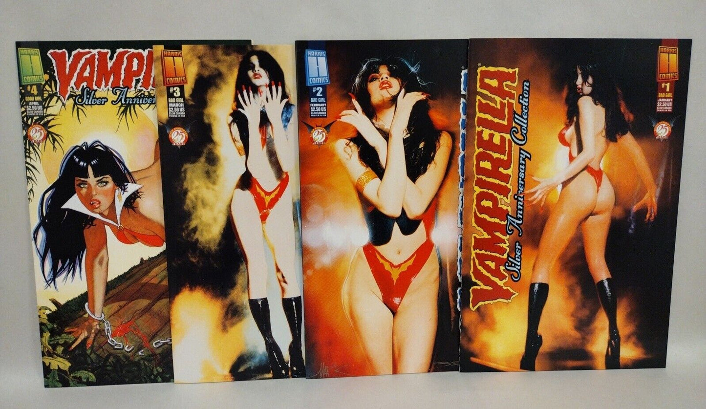 VAMPIRELLA Silver Anniversary Collection 1997 Complete Harris Comic Set 1 2 3 4 