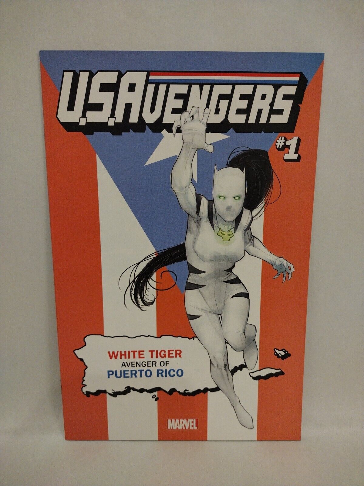 US Avengers #1 (2017) Marvel Comic White Tiger Puerto Rico Variant NM